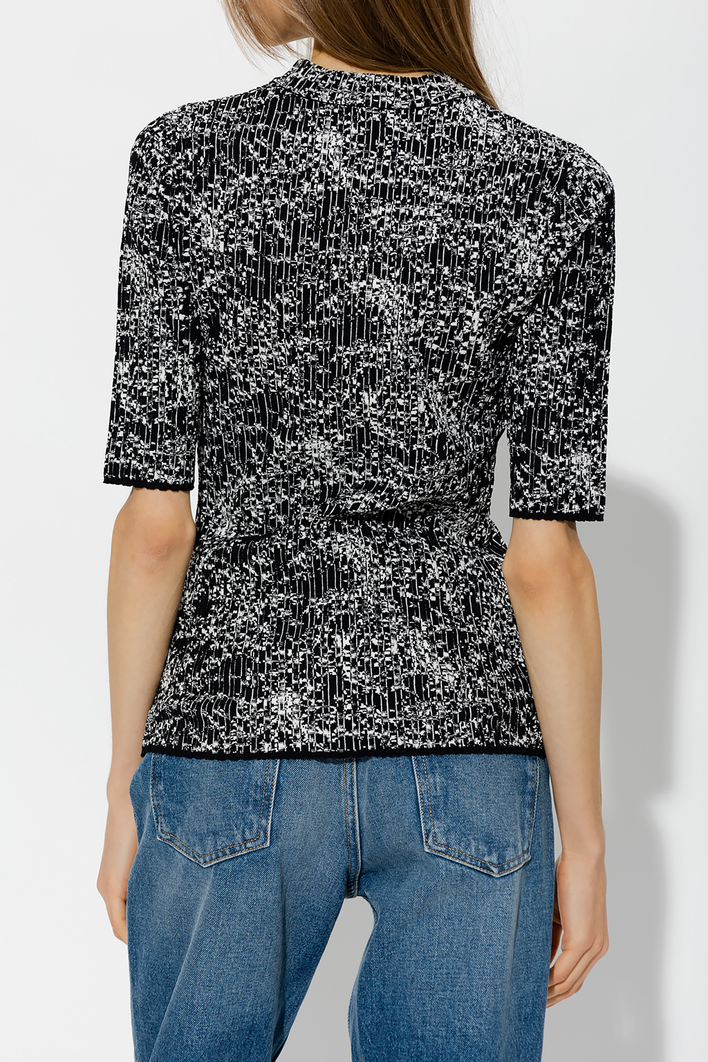 Proenza Schouler Merino Wool-Blend Peplum Sweater | INTERMIX®